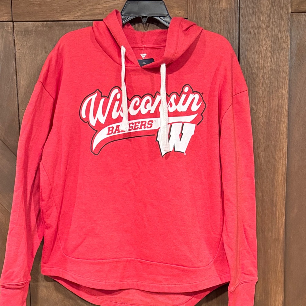 Fanatics Red Wisconsin Badgers Women's Sweatshirt